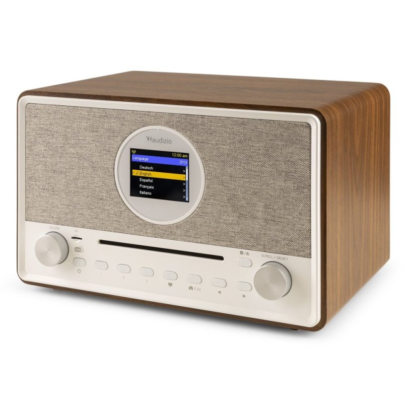 Audizio Internetové rádio Lucca s DAB+ a CD přehrávačem, Barva Wood