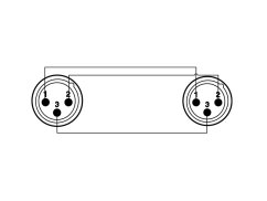 ProCab redukce CLP140 - XLR M - XLR M