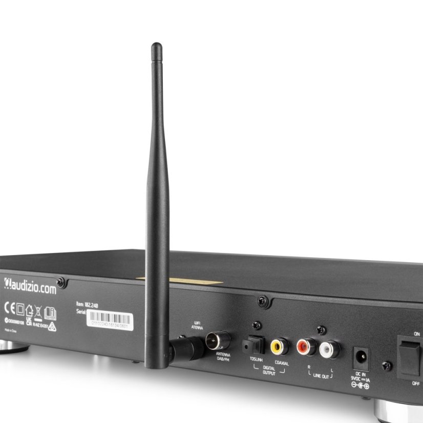 Audizio Ferrara internetové rádio FM/DAB+ s CD přehrávačem