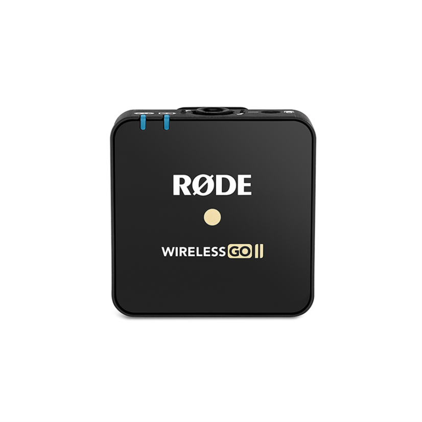 Rode Wireless GO II + 1x béžový náhlavní mikrofon Sennheiser HSP dvoukanálový mikroport 2,4Ghz