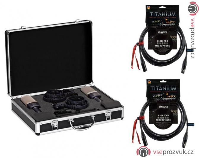 AKG C314 Stereo set + 2 x kabel Klotz TI-M1000