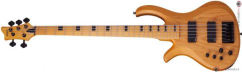 SCHECTER Riot-5 Session Aged, Maple Fingerboard - Natural Satin - Left handed