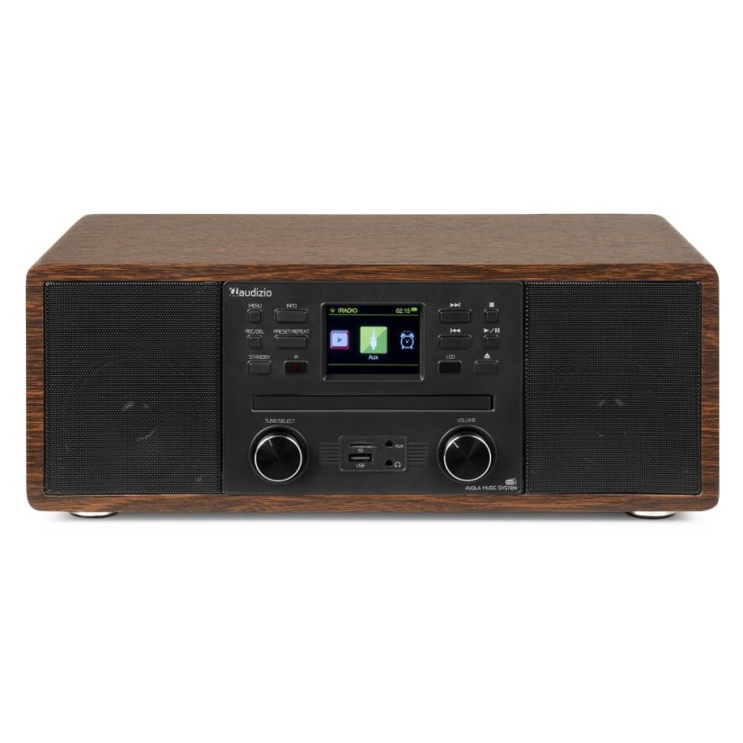 Audizio Avola Digital music system CD/BT/DAB+/Internet wood
