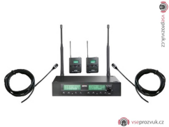 MIPRO ACT-3 PRESENTER SET DUAL - 2x bezdrátový klopový mikrofon všesměrový