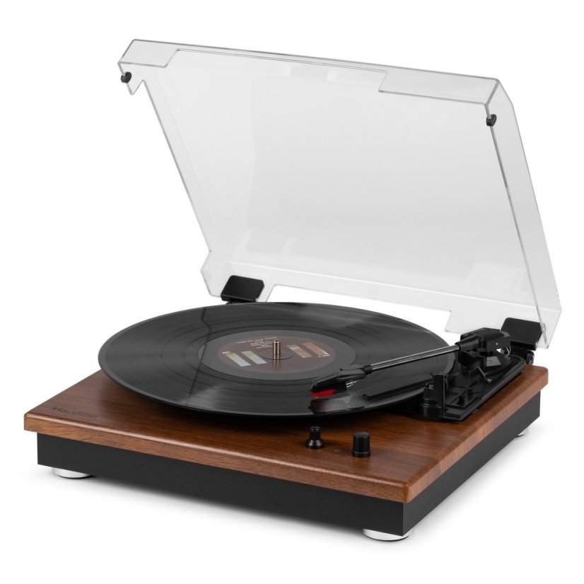 Audizio RP112L Record player BT in/out light wood