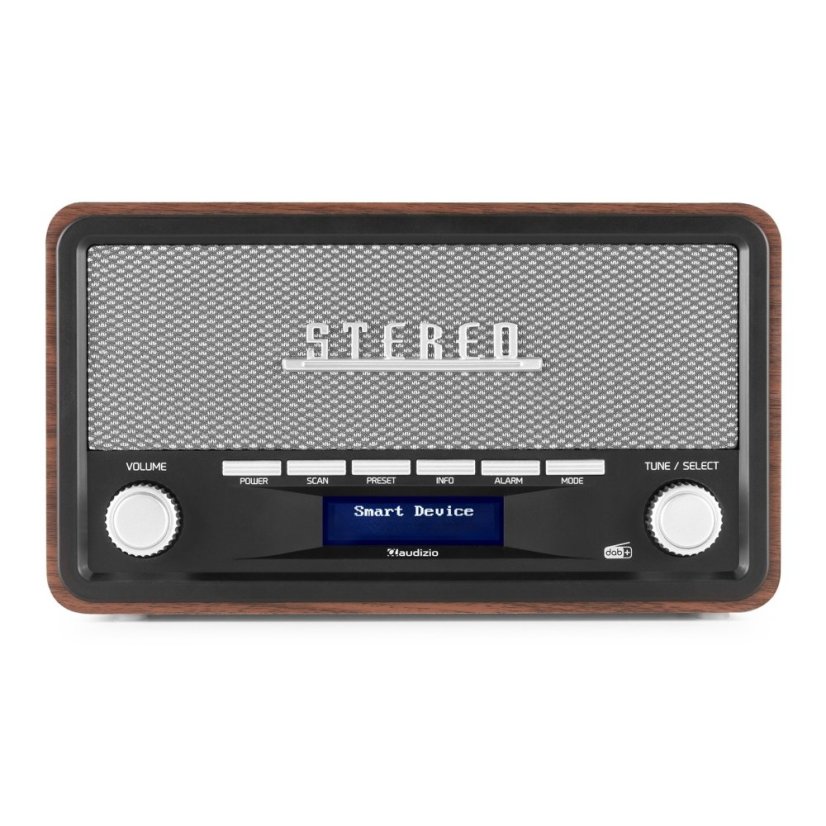 Audizio Foggia Retro DAB+ Rádio Šedá barva