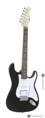 Dimavery ST-312, elektrická kytara, černá