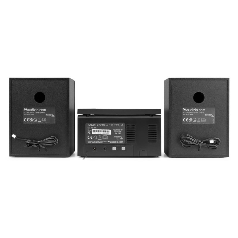 Audizio Toulon Micro HiFi System Black/Silver