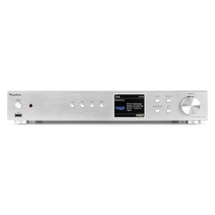 Audizio Adria Wi-Fi internetové rádio s DAB+ a Bluetooth, hliník