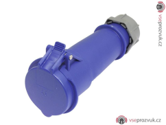 CEE zásuvka 32A 3 pólová, modrá