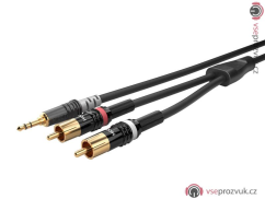 Sommer Cable HBP-3SC2-0090 - Jack 3,5 - 2x RCA samec - 0,9m