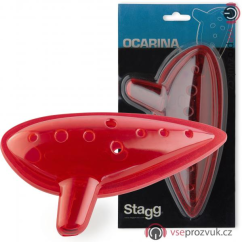 Stagg OCA-PL RD, okarína červená