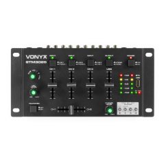 Vonyx STM3025 4-Channel Mixer USB/MP3/BT