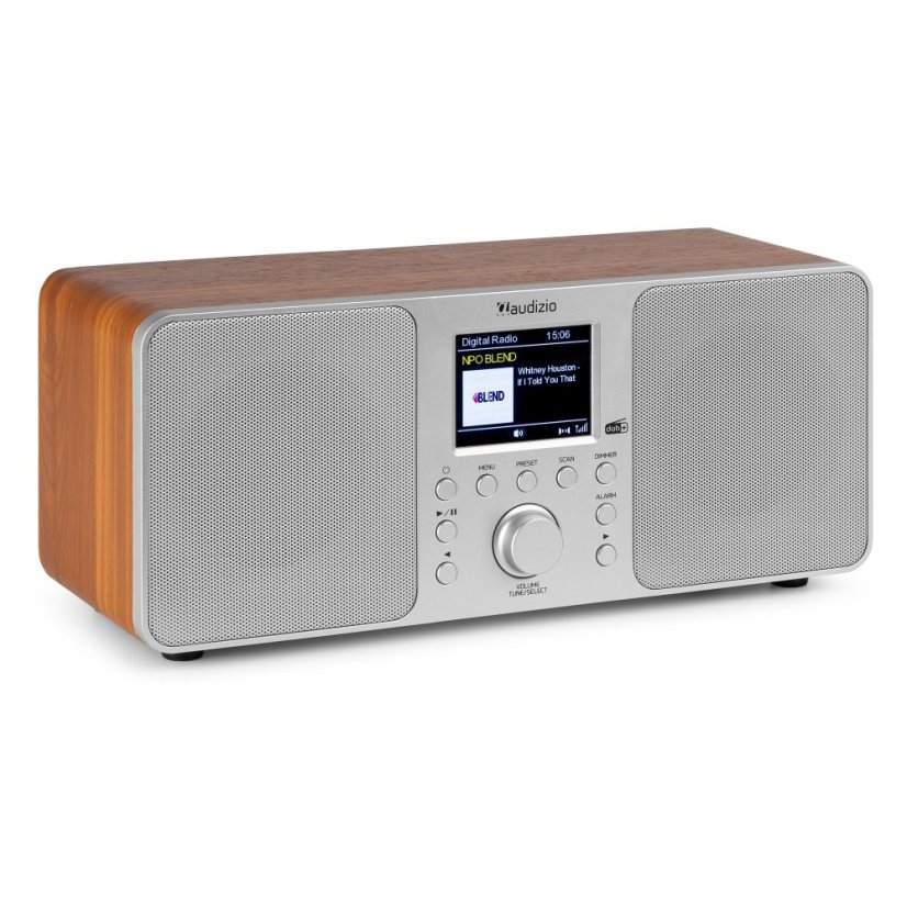 Audizio Genua DAB+ Stereo radio silver