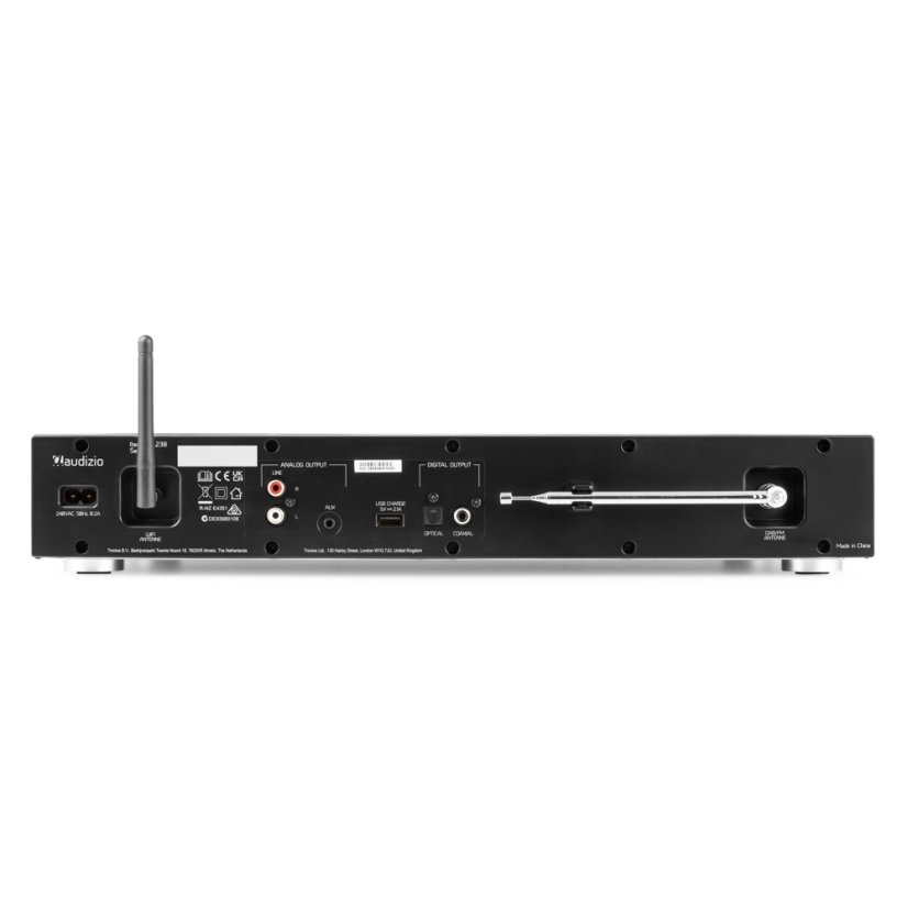 Audizio Adria Wi-Fi internetové rádio s DAB+ a Bluetooth, černé