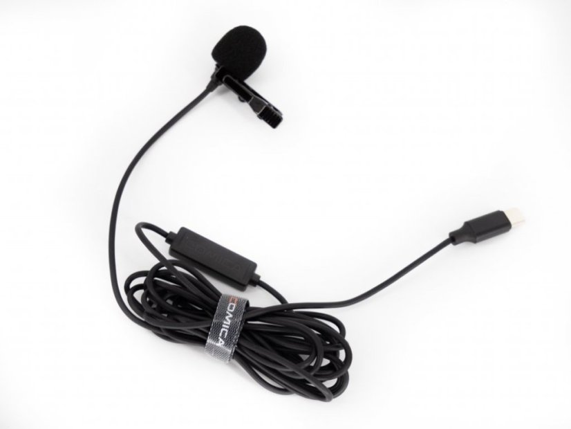 Smartphone mikrofon Comica CVM-V01SP(UC) klopový USB-C mikrofon (4,5 metrů)