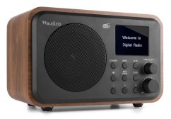 Audizio Milan přenosné rádio FM/DAB+ s baterií, dřevo