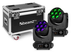 BeamZ Professional MHL740 Moving Head Zoom 7x40W 2pcs FC