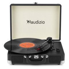 Audizio RP116BK Record player briefcase with BT In/Out