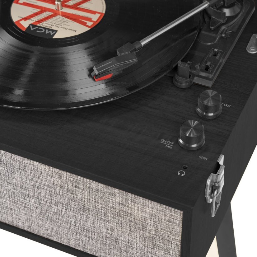 Audizio Fremont Record player with stand black