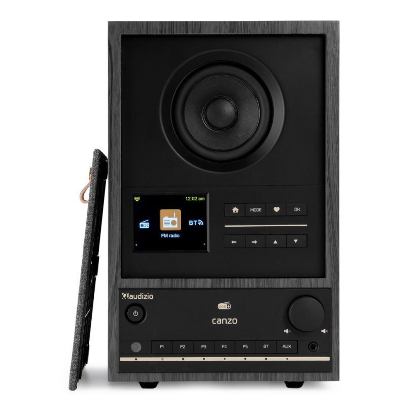 Audizio Canzo Internet radio s DAB+/FM, dark grey