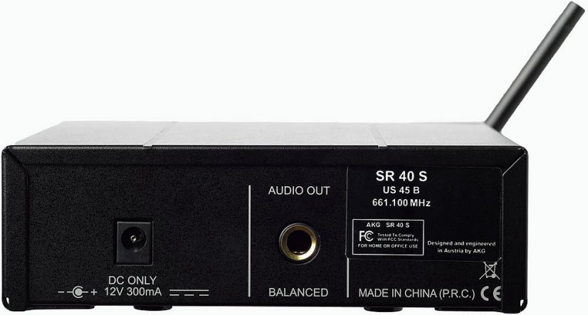 AKG WMS40 DUAL/C 111 LP bezdrátový náhlavní mikrofon na jedno ucho