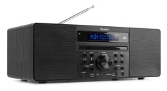 Audizio Prato mikrosystém s FM/DAB+, CD, USB a Bluetooth, černý