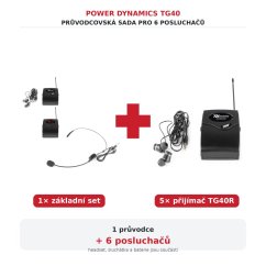 Power Dynamics TG40 – sada pro 1 průvodce + 6 posluchačů