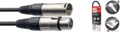 Stagg SMC030, kabel mikrofonní XLR/XLR, 30cm