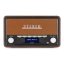 Audizio Foggia Retro DAB+ Rádio Měděná barva