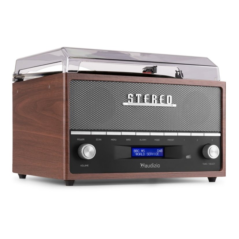 Audizio Frisco Retro Record Player DAB+ Radio