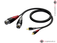 ProCab CLA701/3 - 2x XLR M - 2x RCA - 3m