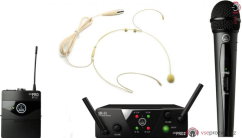 AKG WMS 40/ Bezdrátový náhlavní všesměrový a mikrofon do ruky