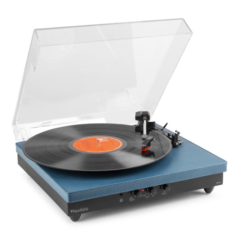 Audizio RP113D Gramofon s BT in/out, tmavě modrý
