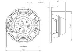 B&C Speakers 8NW51 16/ohm