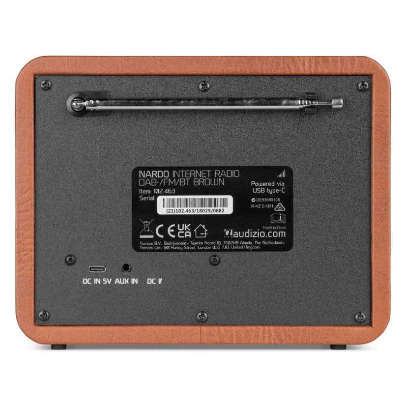 Audizio Nardo Internet DAB+ radio white