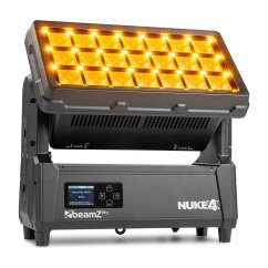 BeamZ Professional NUKE4 — venkovní LED stroboskop a beam (IP65, motorický náklon)
