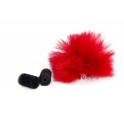 Rycote SPEC L Red (Lavalier Windjammer)