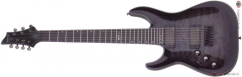 SCHECTER Hellraiser Hybrid C-7, Ebony Fingerboard - Trans Black Burst - Left Handed