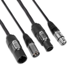 Power Dynamics CX07-0.35 Kombinovaný kabel Powerconnector TR - XLR M