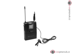 Relacart ET-60 UHF kapesní vysílač a klopový mikrofon pro WAM-402