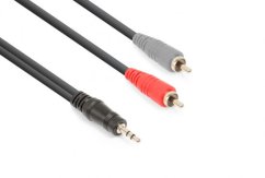 Vonyx CX334-6 kabel 3,5 mm stereo jack - 2x RCA 6m