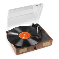 Fenton RP106W Retro gramofon s reproduktory, světlé dřevo