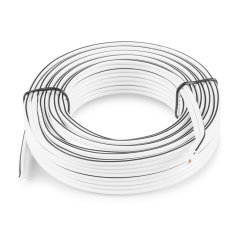 Power Dynamics RX30W univerzální kabel 2x0,75 mm² bílý 10m