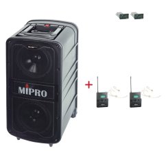 MIPRO MA-929 PLUS + 2× MU-55HNS – náhlavní všesměrová sada, tělová