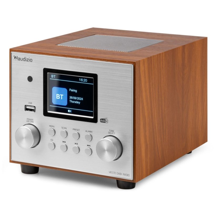 Audizio Vieste DAB+ Radio with subwoofer silver