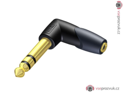 ProCab redukce CLP205 - Jack 3,5 F - Jack M 6,3 úhlový