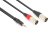 Vonyx CX322-1 kabel 2x XLR (M) - 3.5mm jack stereo (M) 1,5m