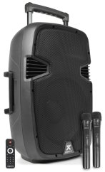 Vonyx SPJ-PA912 Přenosný zvukový systém ABS 12" 2 UHF/USB/MP3