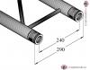 Bilock E-GL22 710, rovný díl